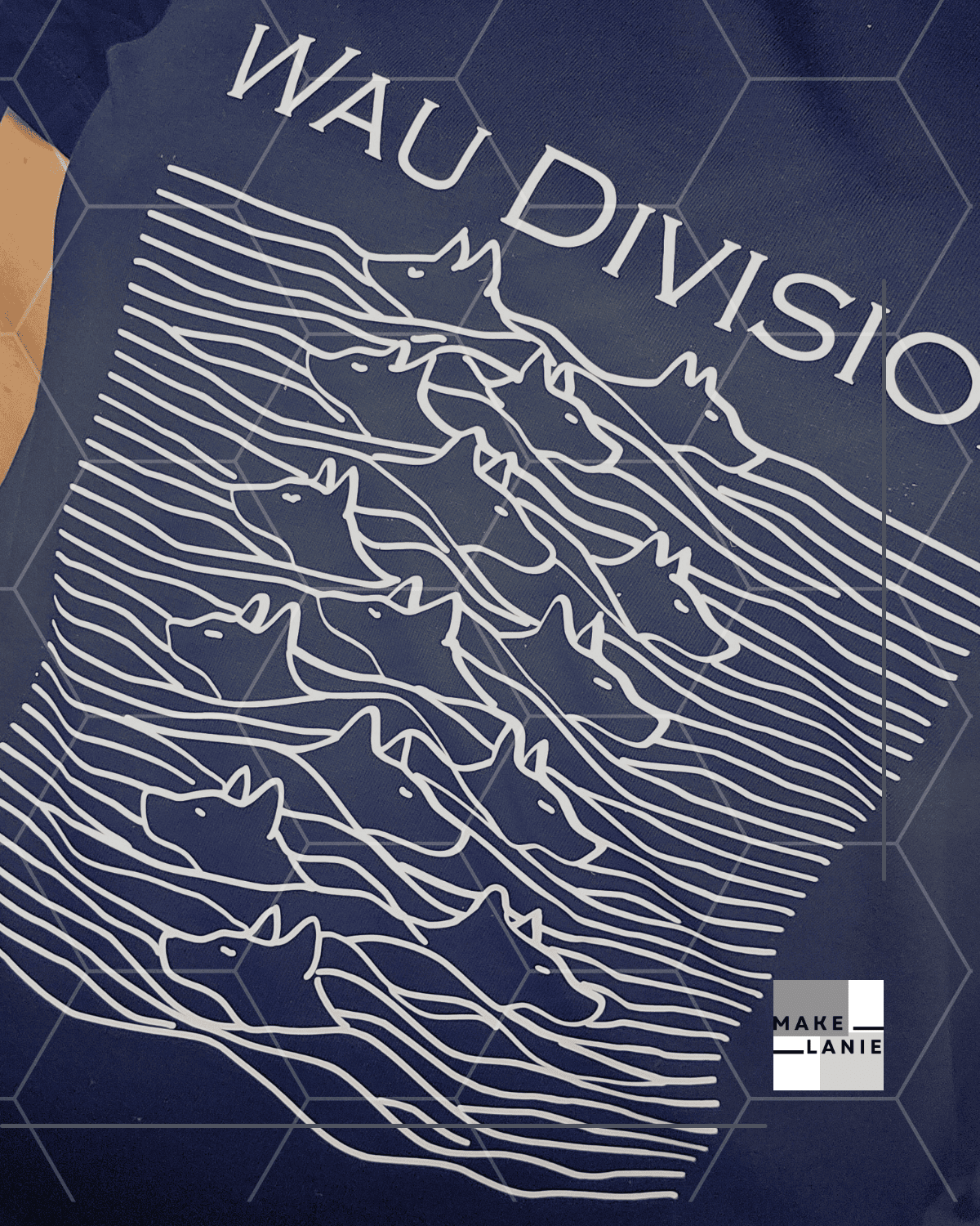 Wau Division T-Shirt – Post Punk Hunde Shirt